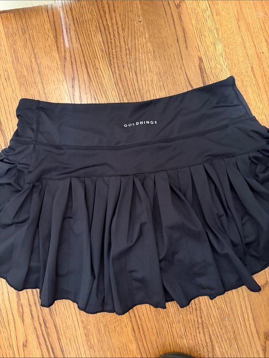 Goldhinge Dresses & Skirts - GoldHinge Black Pleated tennis Skirt
